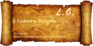 Lindwurm Olinda névjegykártya